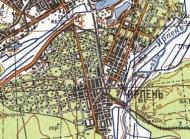 Топографічна карта Ірпеня