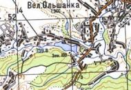 Топографічна карта Великої Вільшанка