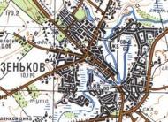 Топографічна карта Зінькового