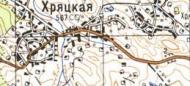 Топографічна карта Хряцької