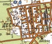 Топографічна карта Десної