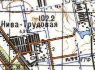 Топографічна карта Нивої Трудової