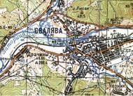 Топографічна карта Сваляви
